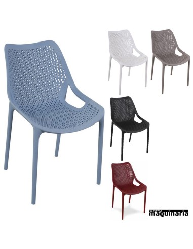 Sillas de polipropileno MRBILROS para terraza