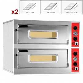 Horno de pizza doble 12 x 33Øcm RMENTRY12MAX