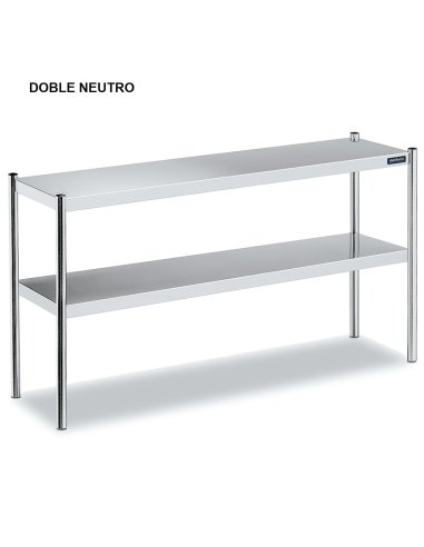 Estante de sobremesa doble NEUTRO de 1m-2,8m DIF003010