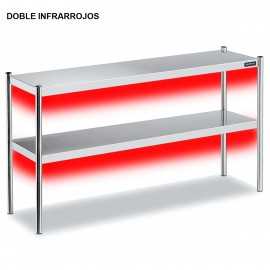 Estante de sobremesa doble Infrarrojos de 1,2m-2,8m DIFCC4000