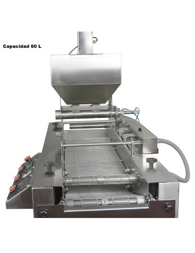 Freidora continua 60L Eléctrica IPFEC60 automática