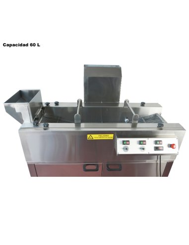 Freidora continua 60L Eléctrica IPFEC60 homogénea 