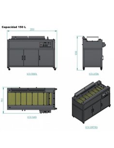 Freidora continua 150L Electrica IPFEC150 2