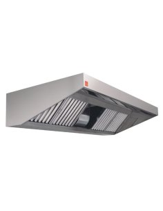 Campana extractora de pared ECO PLUS monobloc 400º 1000 cm largo 2