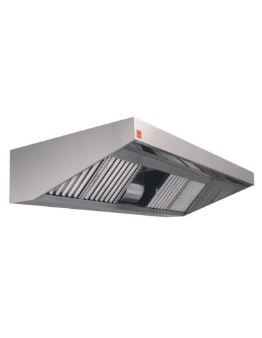 Campana extractora de pared ECO PLUS monobloc 400º 1000 cm largo