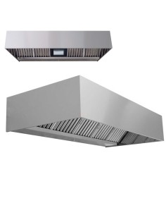 Campana extractora de pared ECO R monobloc 400º 250 cm largo Esquema 2