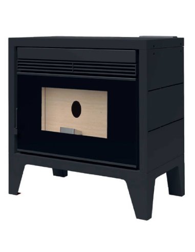 Estufa pellets de pie 11,5 kW FMBP-170 K negro