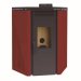 Estufa pellets esquina Recta 9,5 kW FMBP-101 R Burdeos