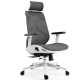 Silla ergonomica ajustable CZBUTTERFLY-SILVER