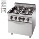 Cocina a gas con horno industrial GN2/1 RMG7F4+FG