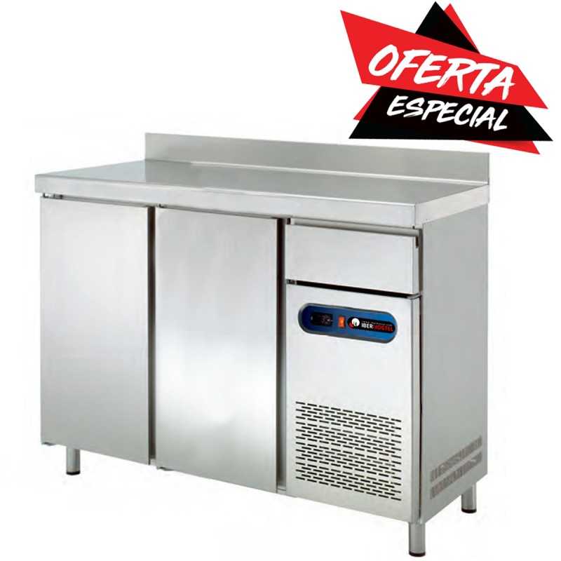 Mesa refrigerada alta 150x60cm IBER-FM150-R 2 puertas