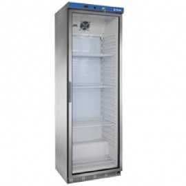 Armario frigorifico inox puerta cristal 460L EDAPS-451-I-C 