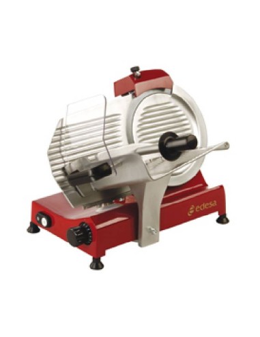 Cortadoras de fiambre rojo profesionales Ø250 EDCGSP-250-R