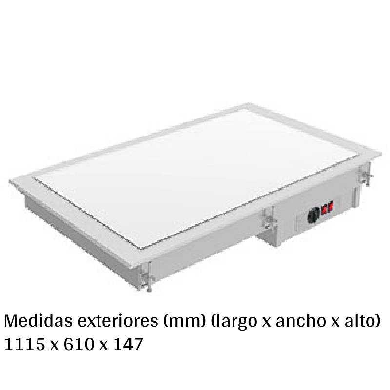 PLACA VITROCERAMICA BLA 3GN EDDV-311-S-W