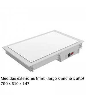 PLACA VITROCERAMICA BLA 2GN EDDV-211-S-W