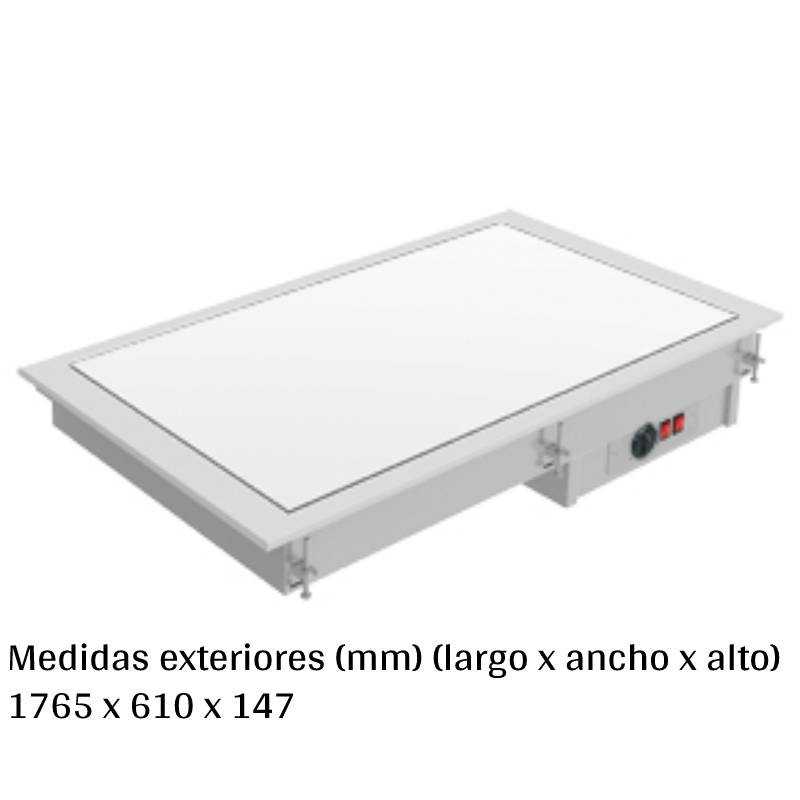 PLACA VITROCERAMICA BLA 5GN EDDV-511-S-W