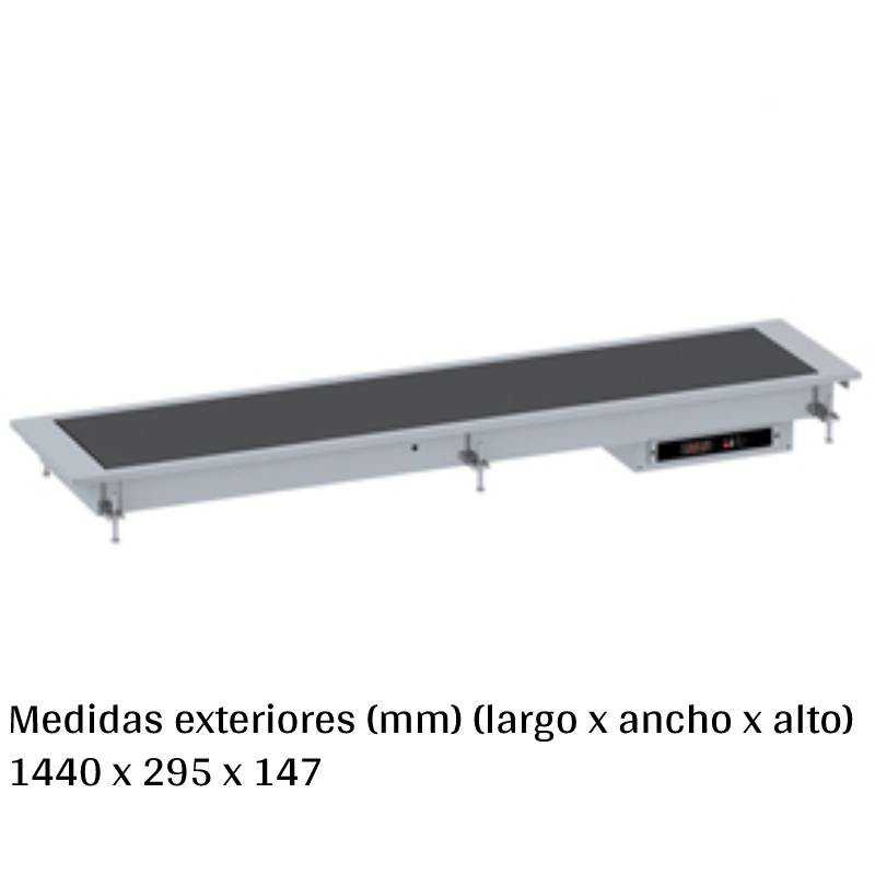 Placa vitrocerámica showcooking NE 4GN EDDV3-411-S