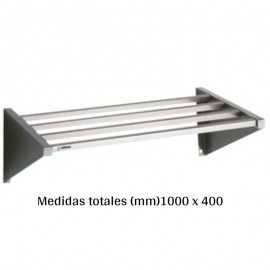 Estantería fija tubular 1000 x 400 mm EDEMT-1040