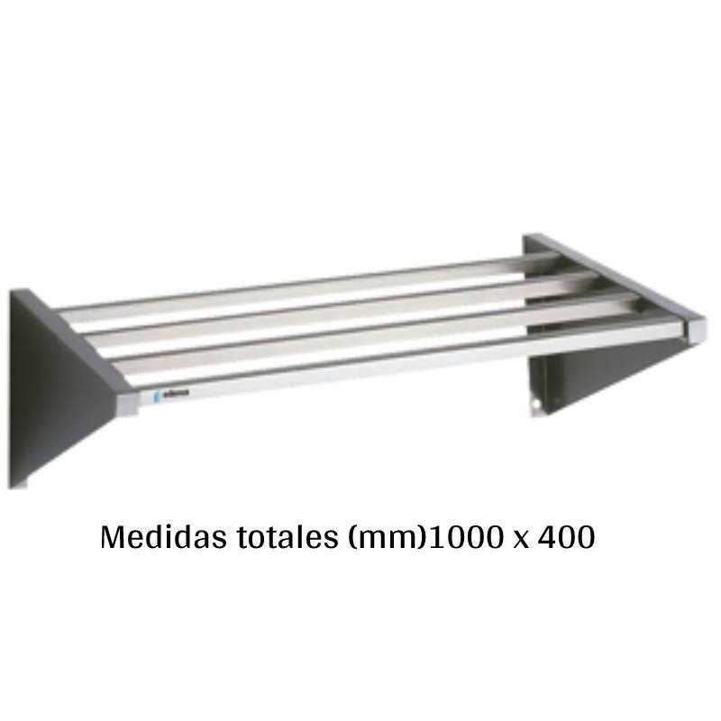 Estantería fija tubular 1000 x 400 mm EDEMT-1040