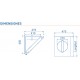 Dimensiones Extractora Food Truck 1000 mm