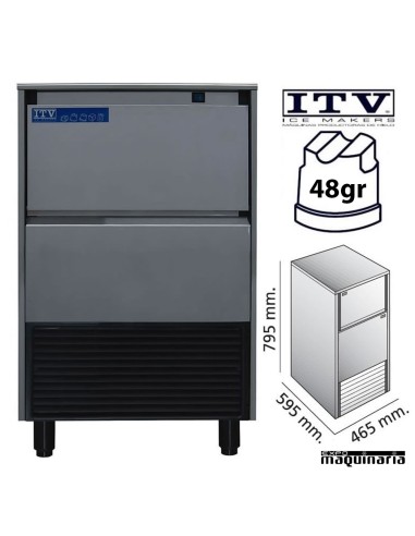 Maquina de Hielo ITV SUPERSTAR-NG45 cubito 48g