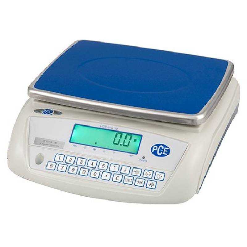 Balanza de mesa 30kg PCE-WS 30