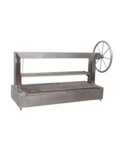 Parrilla de carbón básica de sobremesa en acero inoxidable KMPVG-2