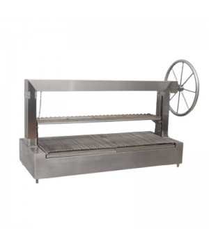 Parrilla de carbón básica de sobremesa en acero inoxidable KMPVG-2
