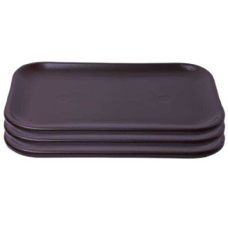 Bandeja rectangular profesional de cerámica gres vulcano 35cm BRVG-35