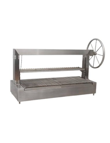 Barbacoa de carbón básica de sobremesa en acero inoxidable KMPVG-2