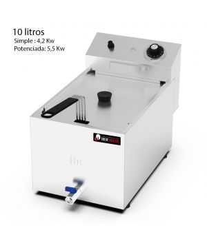 Freidora de 10 litros IBER-FD10LC+ El&eacute;ctrica