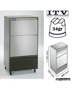 Maquina de Hielo ITV PULSAR85 cubito 34g