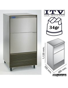 Maquina de Hielo ITV PULSAR145 cubito 34g