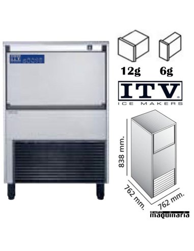 Maquina Hielo ITV SPIKA NG150 cubito 6 o 12 g