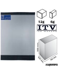 Fabricador de Hielo ITV SPIKA MS220 cubito 6 o 12 g