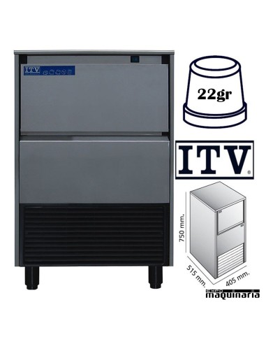 Maquina de Hielo ITV GALA NG30 cubito 22g