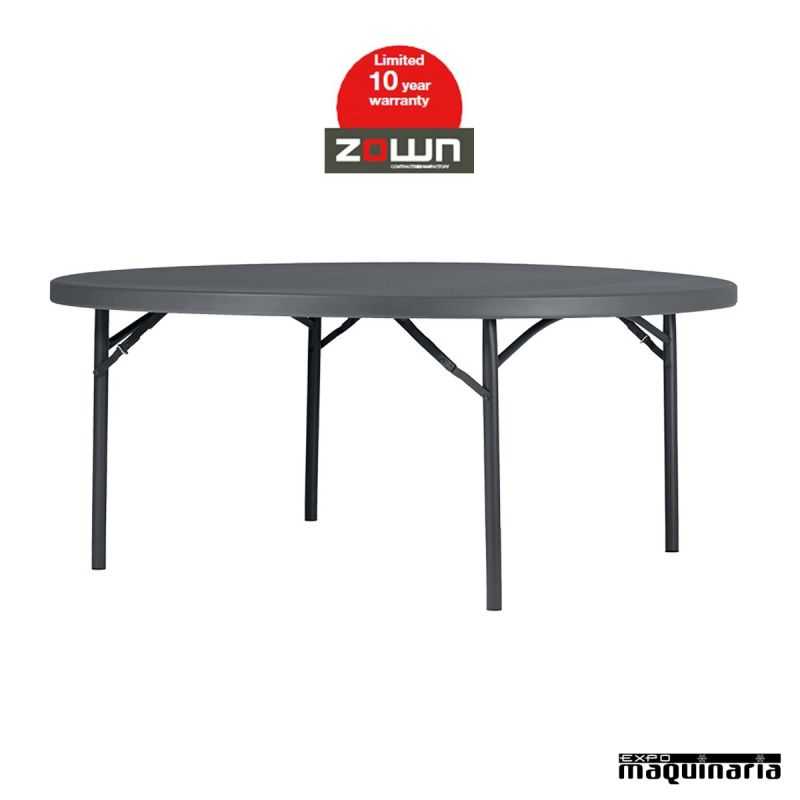 ▷Mesa plegable tablero de melamina para eventos y catering estrecha 200x45cm