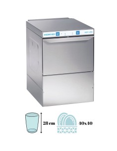 Lavaplatos industrial CESTA 40x40 IBER-40-II
