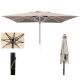 Parasol cuadrado 3x3 metros CVMASTER