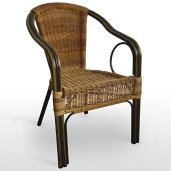 Sillón ratan aluminio FABAHAMAS