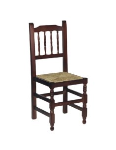 Silla madera de pino asiento enea