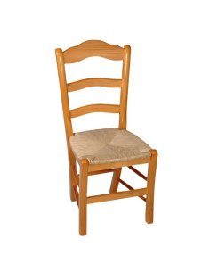 Silla de madera de pino rustica FARONDA