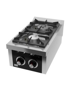 Cocina industrial de sobremesa 2 fuegos HRC2F750S