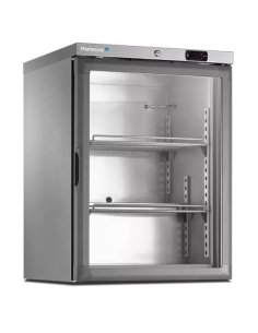 Congelador pequeño Inox Puerta Cristal CLACE150CSAPV