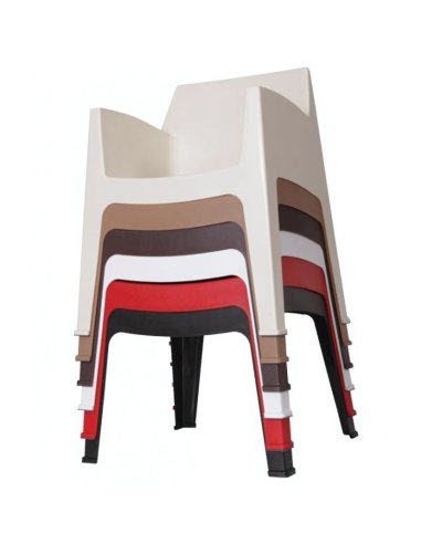 Sillón apilable polipropileno FAESTEPONA
