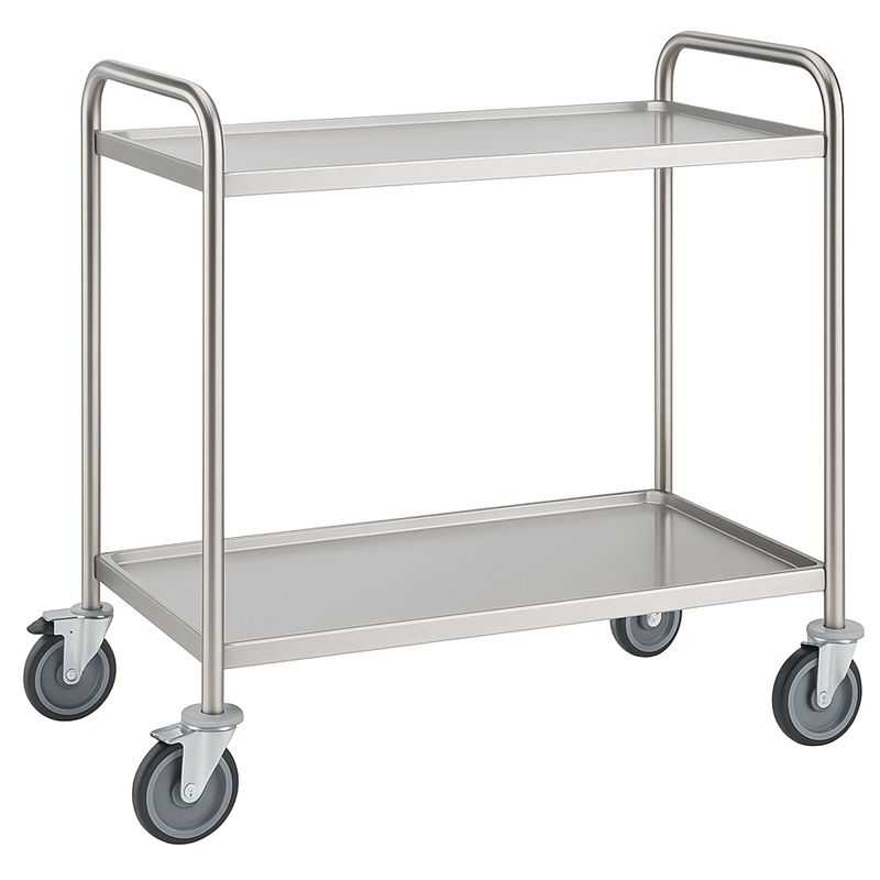 CARRO SERVICIO 2 ESTANTES EDCE-852