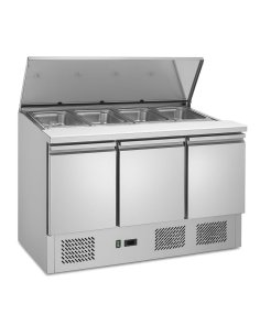 Mesa ensaladas 3 Puertas DUG-S903-FC