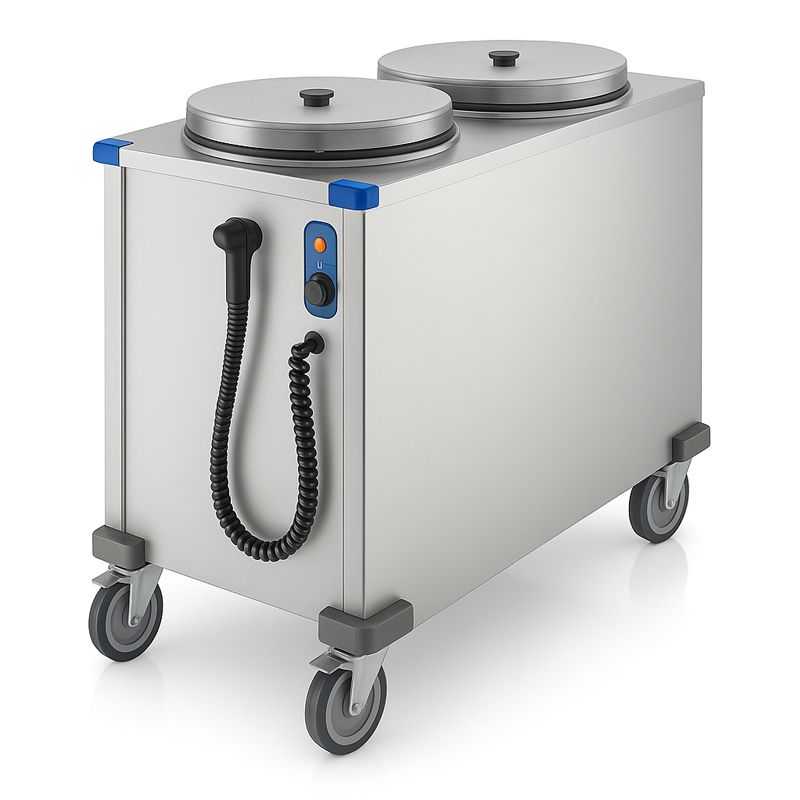 Carros calientes dispensadores de platos EDCPC2-28 