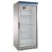 Armario frigorifico inox puerta cristal 600L EDAPS-651-I-C 