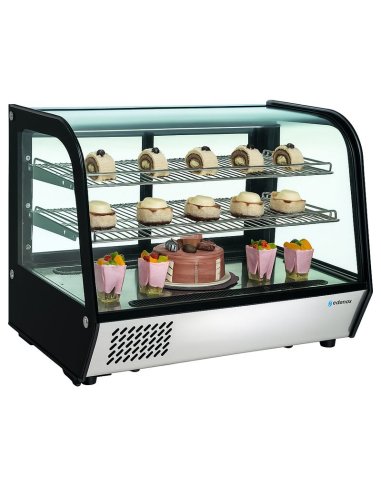 Vitrina expositora refrigerada sobremesa EDVERS120
